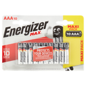 Energizer Max AAA Mini Stilo 10 Pz
