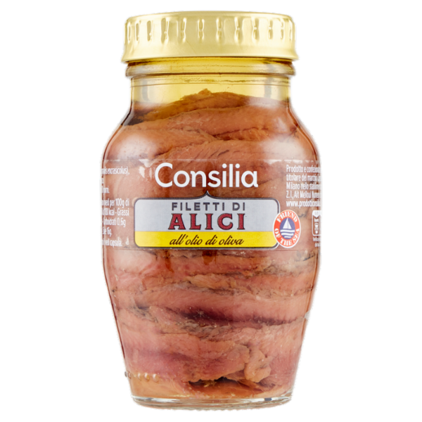 Consilia Filetti di Alici all'Olio di Oliva 156 g