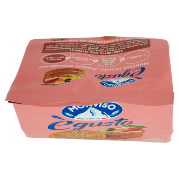 Monviso ègusto Bruschette Maxi Integrali con Olio Extravergine di Oliva 175 g