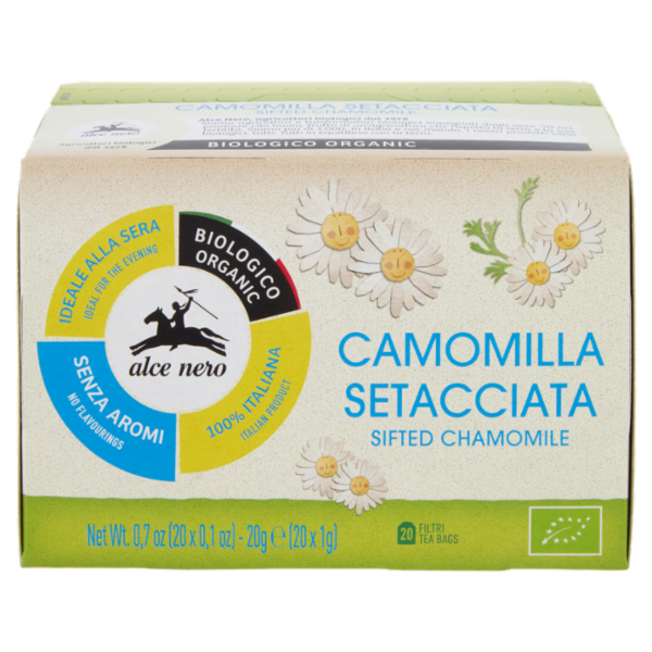 alce nero Camomilla Setacciata 20 x 1 g