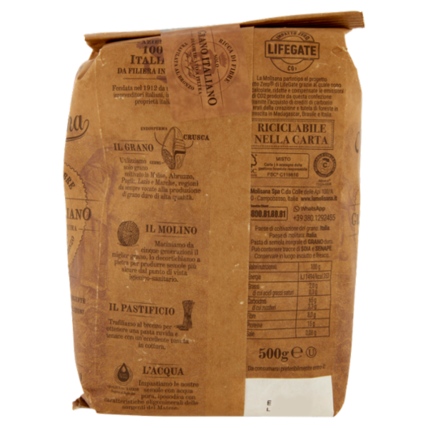 La Molisana integrale 20 Penne Rigate 500 g