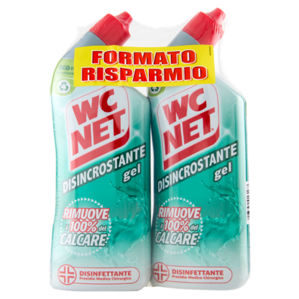 Wc Net - Disincrostante gel, 2 x 700 ml