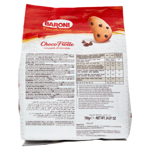 Baroni Choco Frolle con pepite di cioccolato 700 g