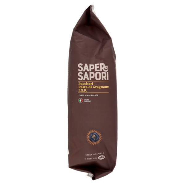 Selex Saper di Sapori Pasta di Semola di Gragnano I.G.P. Paccheri 500 g
