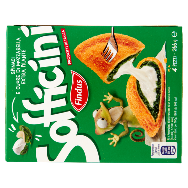Sofficini Findus 4 Sofficini Spinaci Più Mozzarella 266 g