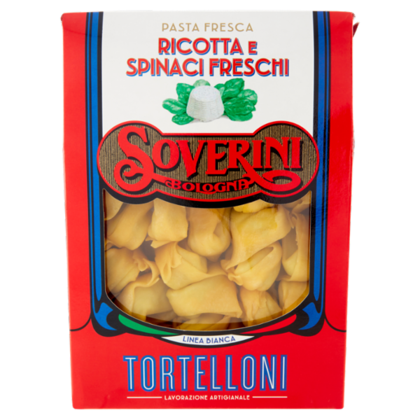 Soverini Tortelloni Ricotta e Spinaci Freschi 250 g