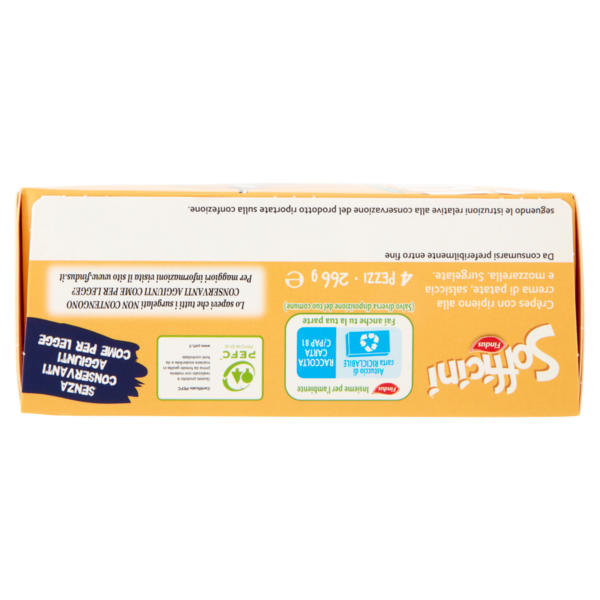 Sofficini Findus 4 Sofficini Salsiccia e Patate Più Mozzarella 266 g