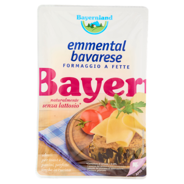 Bayernland Emmental bavarese a fette senza lattosio 100 g