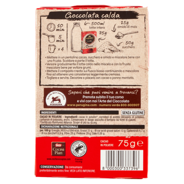 PERUGINA Cacao Amaro in Polvere 75g