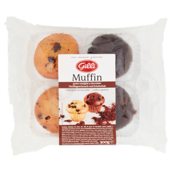 Gilli Muffin gusto vaniglia e cioccolato 300 g