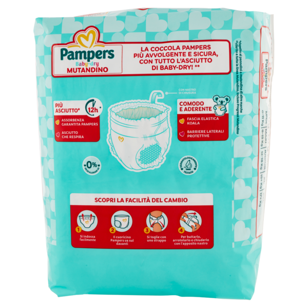 Pampers Baby-dry Mutandino 5 Junior 19 pz