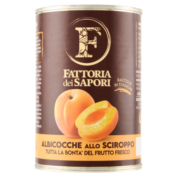 Fattoria dei Sapori Albicocche allo Sciroppo 410 g