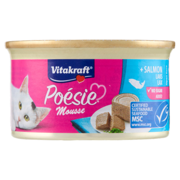Vitakraft Poésie Mousse + salmone 85 g