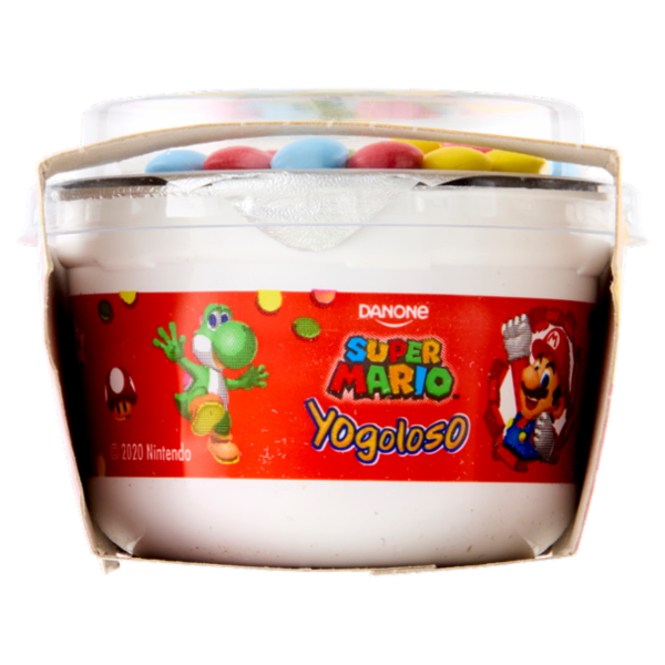 Danone Yogoloso Yogurt alla Fragola Super Mario 2 Vasetti 220 g