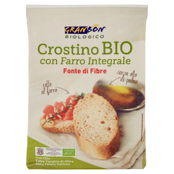 Granbon Biologico Crostino Bio con Farro Integrale 150 g