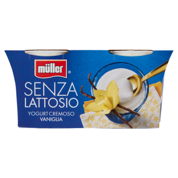 müller Senza Lattosio Yogurt Cremoso Vaniglia 2 x 125 g