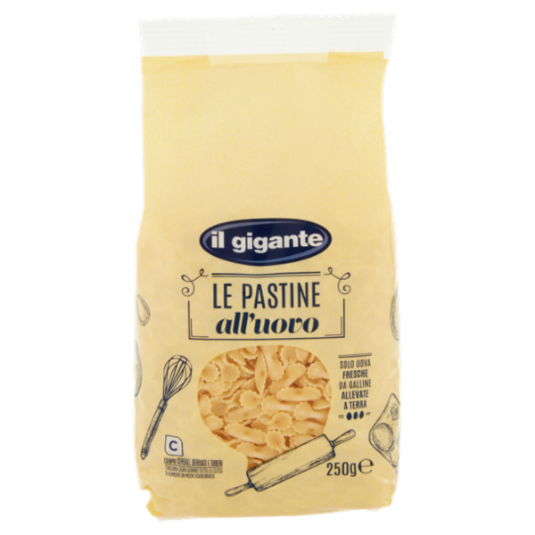 IL GIGANTE le Pastine all'uovo Farfalline N.15 250 g