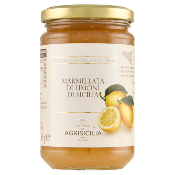 Agrisicilia Marmellata di Limoni di Sicilia 360 g