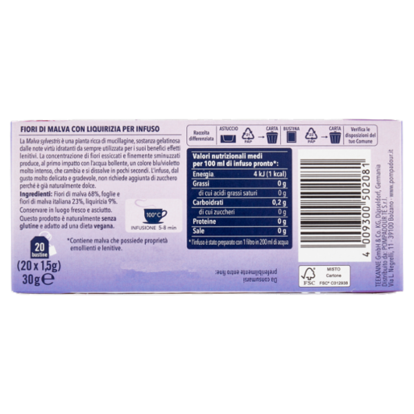 Pompadour Infuso Fiori di Malva bustine 20 x 1,5 g