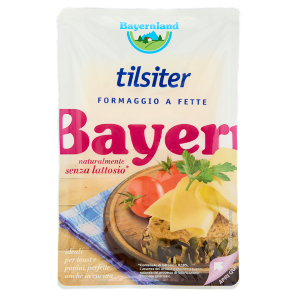 Bayernland Tilsiter a fette senza lattosio 100 g