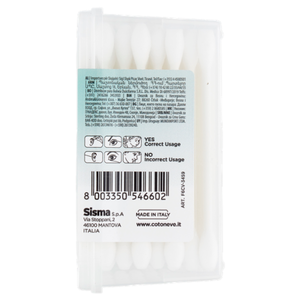 Cotoneve Jumbo Maxi Bastoncini Cotonati 128 pz