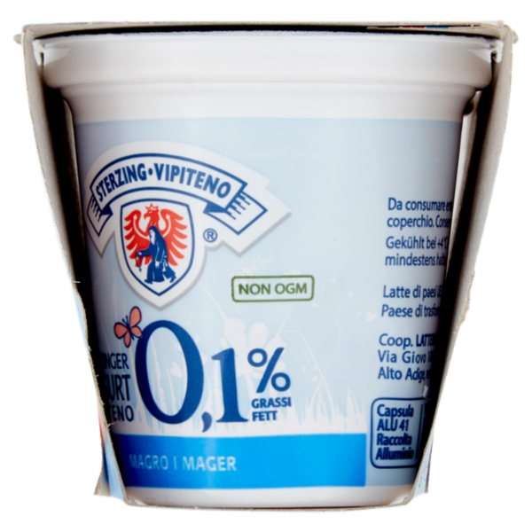 Sterzing Vipiteno 0,1% Grassi Yogurt Magro alla Fragola 2 x 125 g