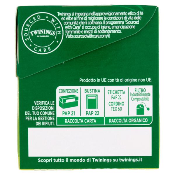 Twinings Tè verde Pure Green Tea 20 x 2 g