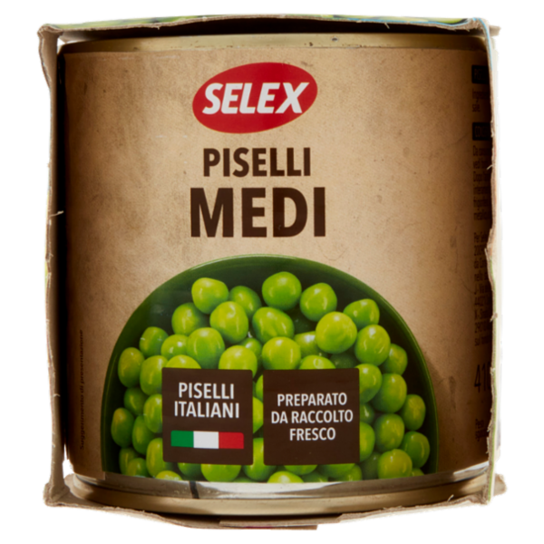 Selex Piselli Medi Lessati 3x410 g