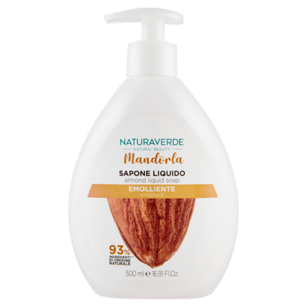 Naturaverde Natural Beauty Mandorla Sapone Liquido Emolliente 500 ml