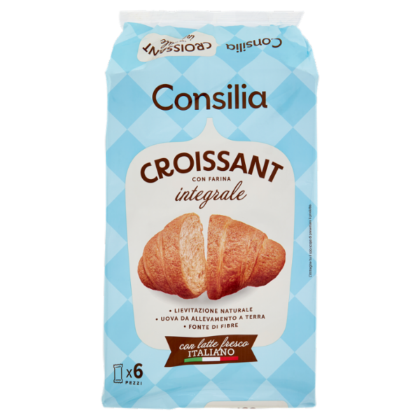 Consilia Croissant con farina integrale 6x40 g