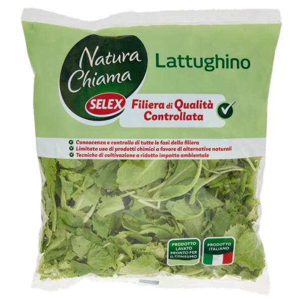Selex Natura Chiama Lattughino Lavato e Pronto per il Consumo 150 g