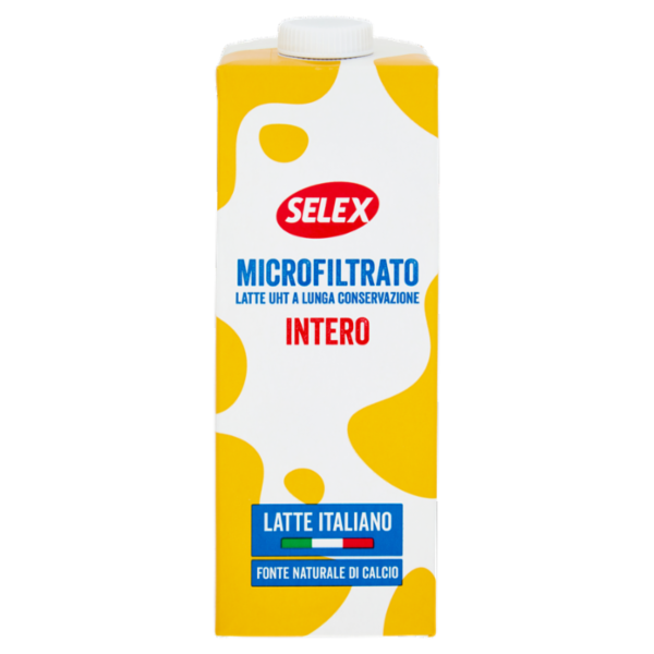Selex Latte Uht Microfiltrato Intero 1000 ml