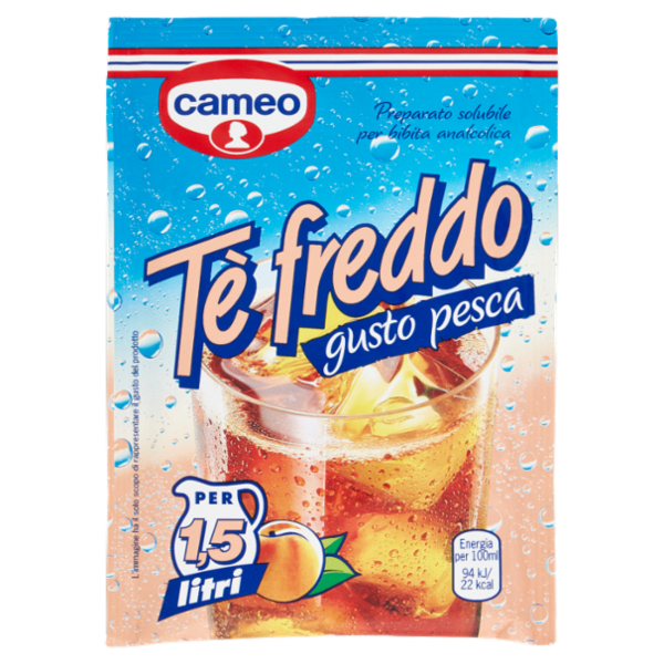 cameo Preparato solubile per bibita analcolica Tè freddo gusto pesca 90 g