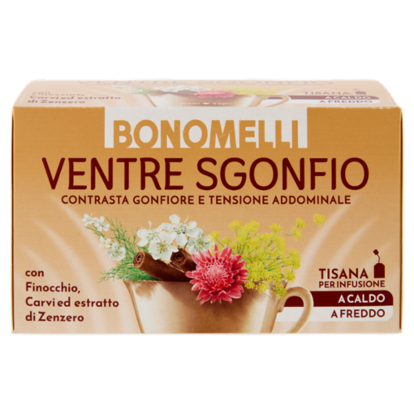 Bonomelli Tisane Ventre Sgonfio 16 Filtri 32 g