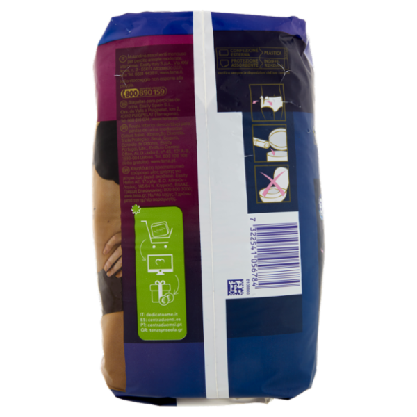 Tena Silhouette Noir Vita Bassa Normal L 9 pz