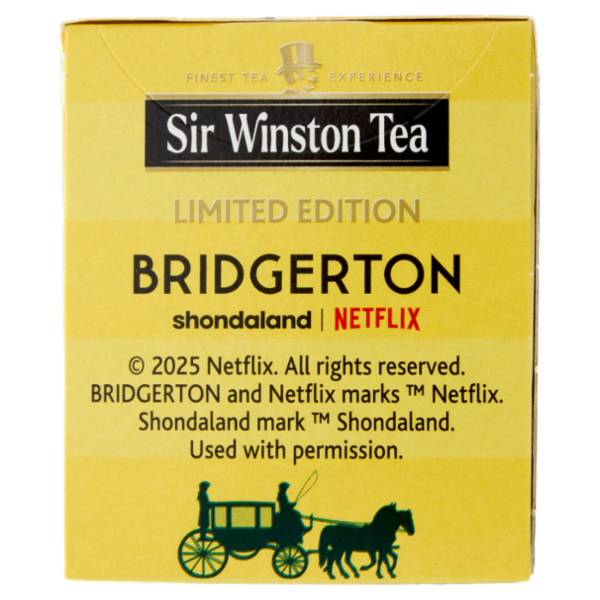 Sir Winston Tea Zenzero e Limone Tè Nero 20 x 1,75 g