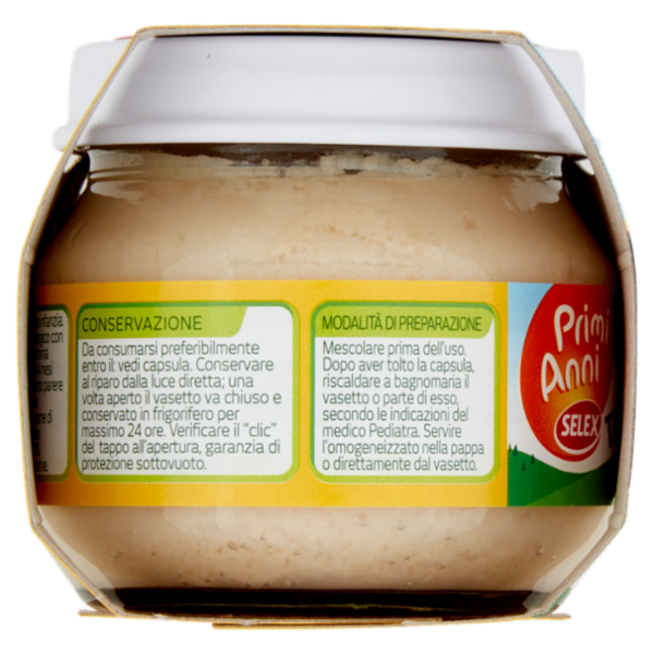 Selex Primi Anni Omogeneizzato di Carne Tacchino Biologico 2x80 g