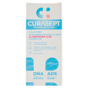 Curasept Collutorio Trattamento Placca e Carie Clorexidina 0.005 200 Ml