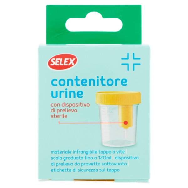 Selex Contenitore Sterile per Urine con Dispositivo di Prelievo Sterile
