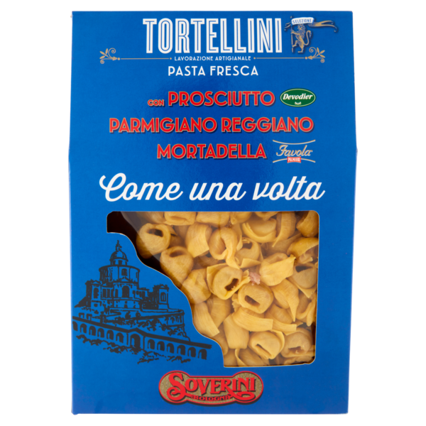 Soverini Tortellini con Prosciutto Devodier Parmigiano Reggiano Mortadella 250 g