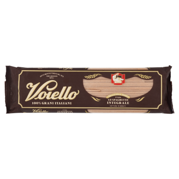 Voiello Pasta Lo Spaghetto Integrale grano Aureo 100% italianoTrafilata bronzo 500g