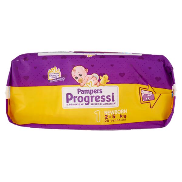 Pampers Progressi Newborn 28 pezzi