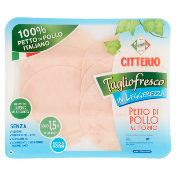 Citterio Tagliofresco in Leggerezza* Petto di Pollo al Forno 90 g