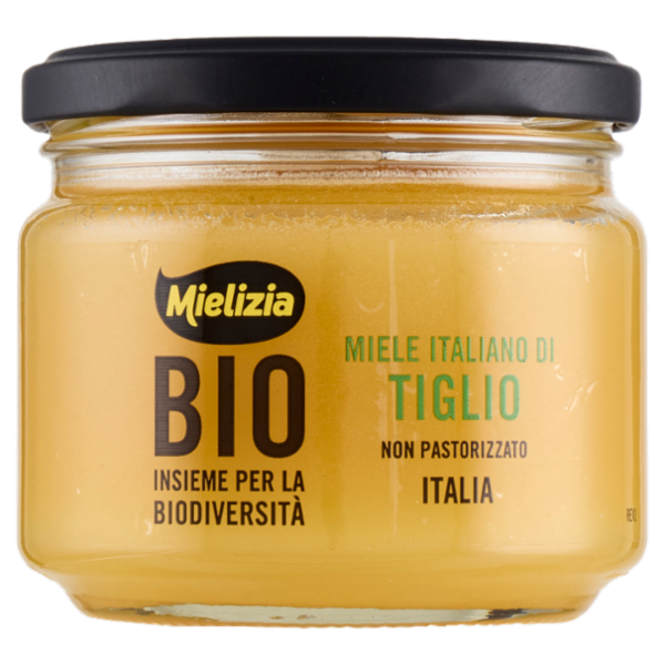 Mielizia Bio Miele Italiano di Tiglio Non Pastorizzato Emilia Romagna 300 g