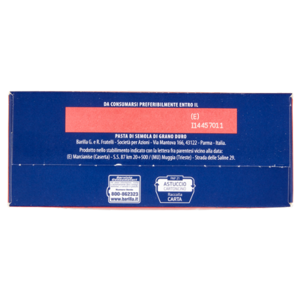Barilla Pasta Al Bronzo Fusilli 100% grano italiano 400g