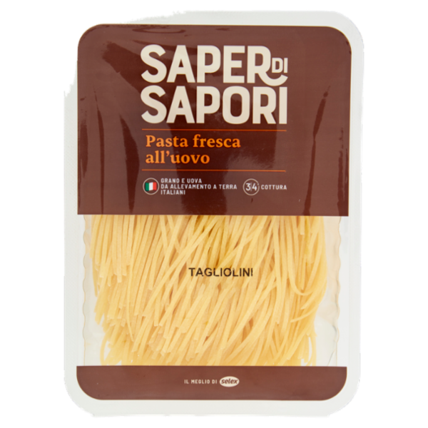 Selex Saper di Sapori Pasta Fresca all'Uovo Tagliolini 250 g