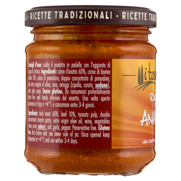 I toscanacci Ragù di Anatra 180 g