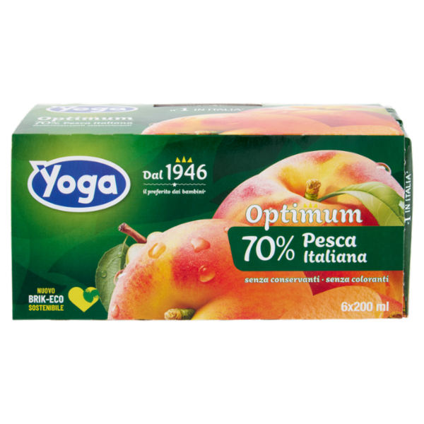 Yoga Optimum 70% Pesca Italiana 6 x 200 ml