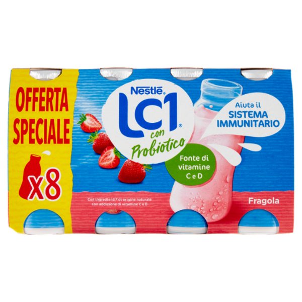 NESTLÉ LC1 con Probiotico Fragola 8 x 90 g