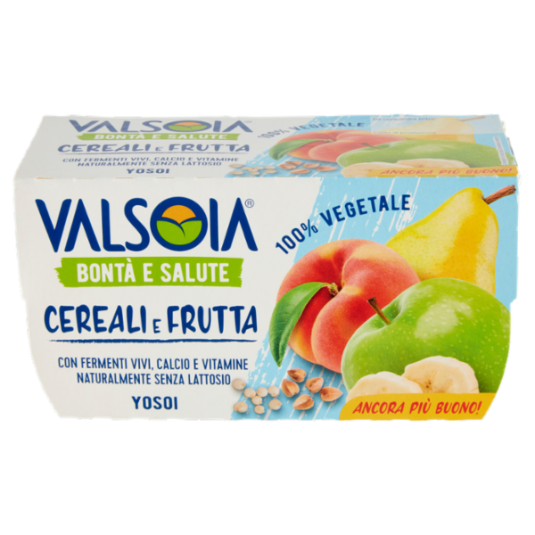 Valsoia Bontà e Salute Yosoi Cereali e Frutta 2 x 125 g